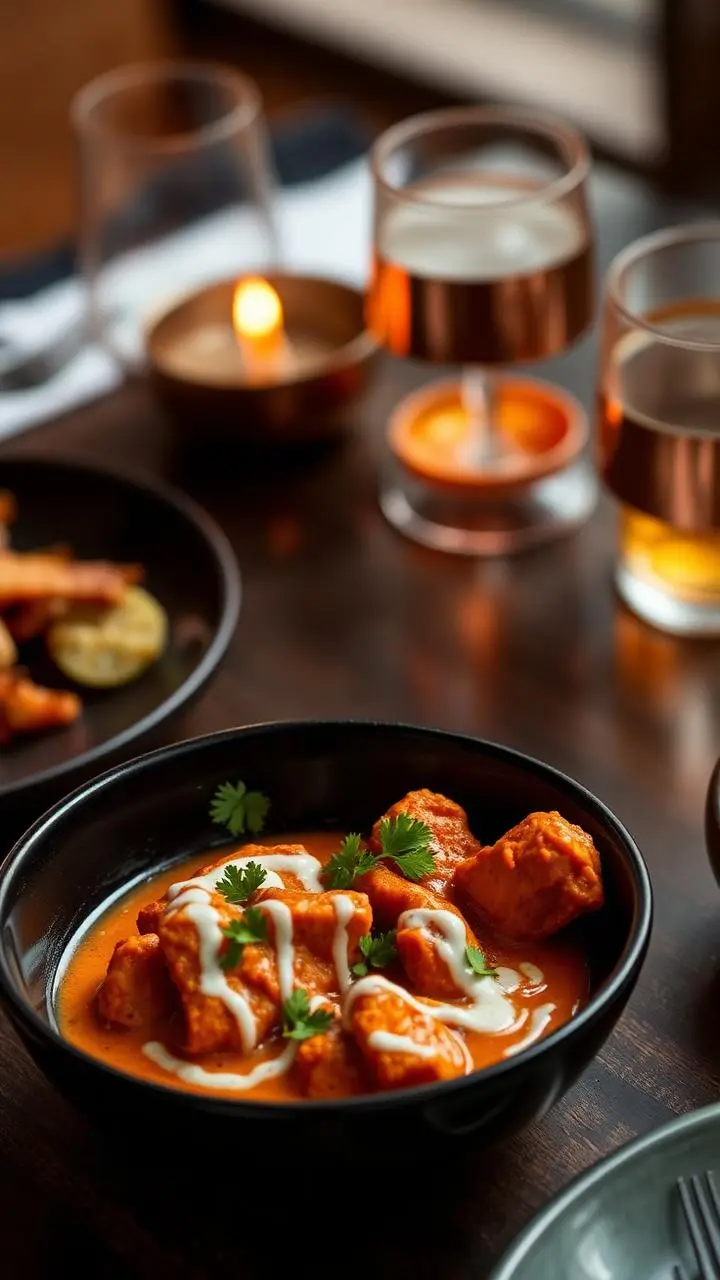 Butter chicken at Saffron House - Indiranagar