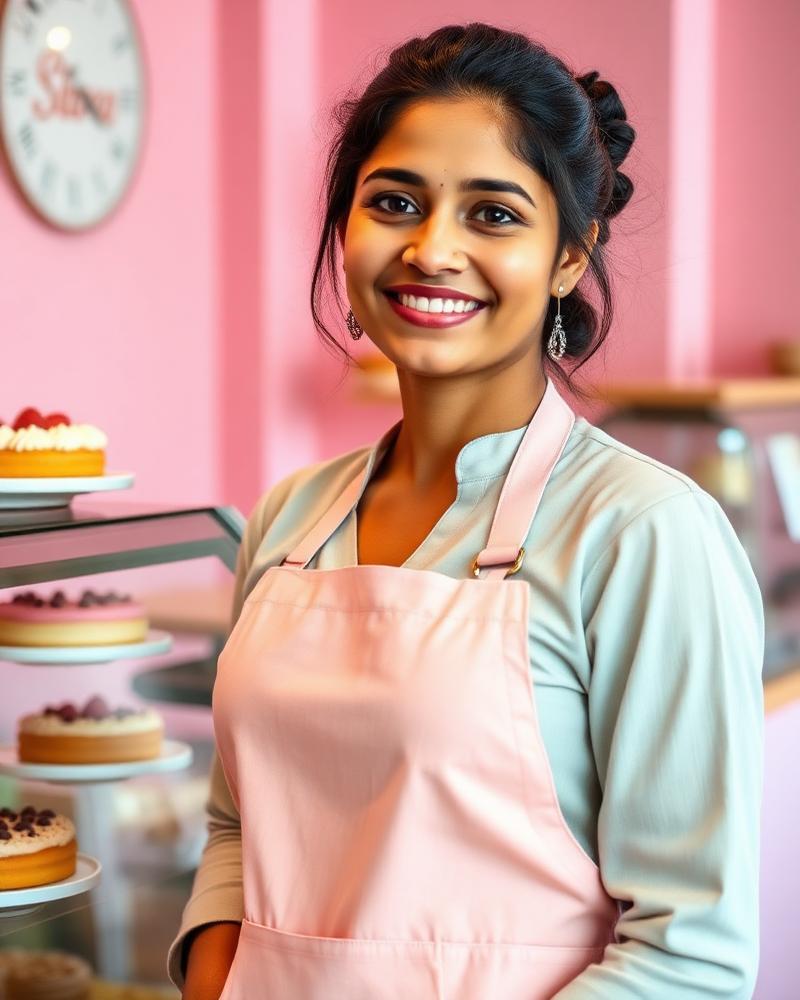 Portrait of Priya Sane, Owner at Sugar Cloud Bakehouse in Viman Nagar, Pune