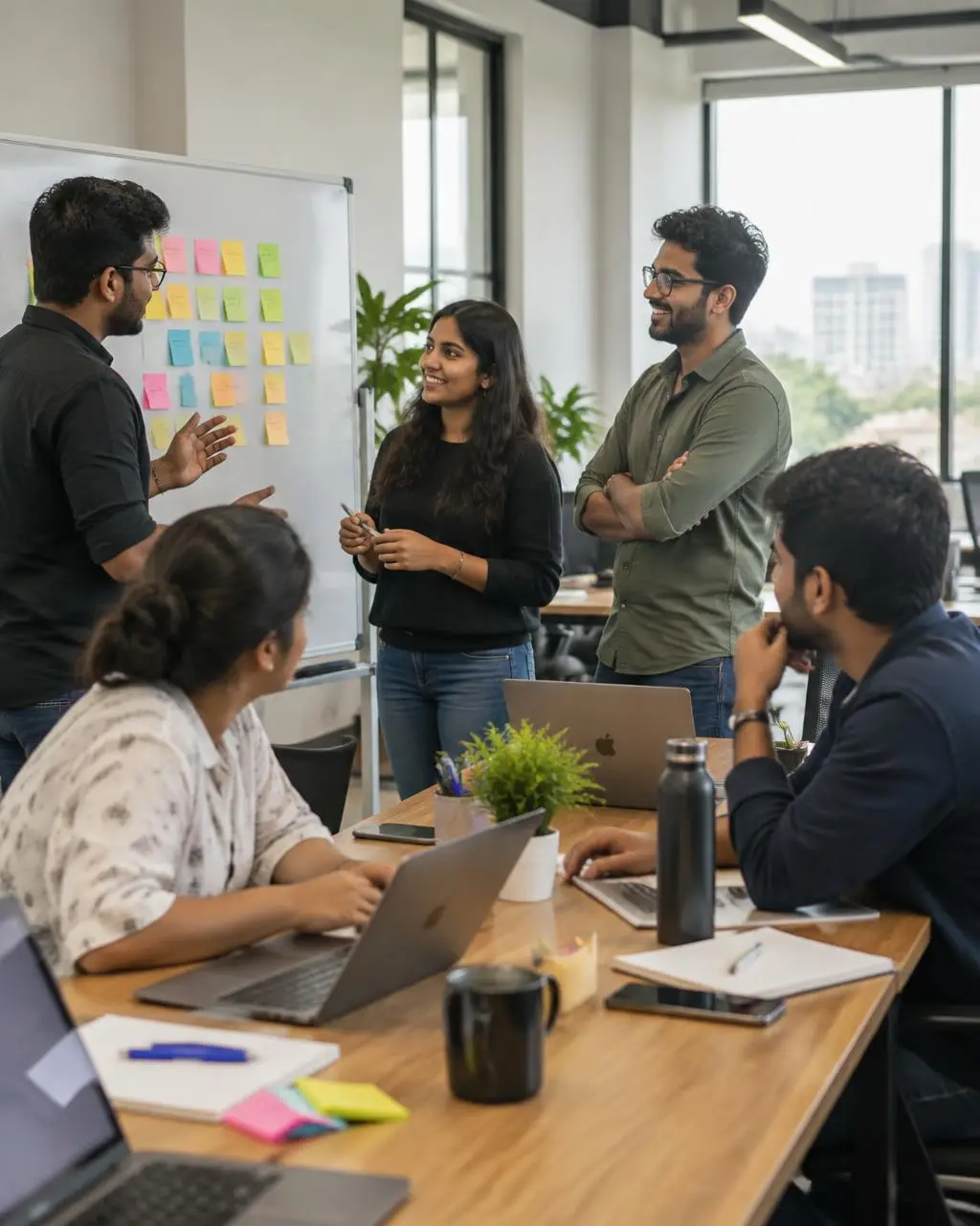 amealio team working together in the Pune office