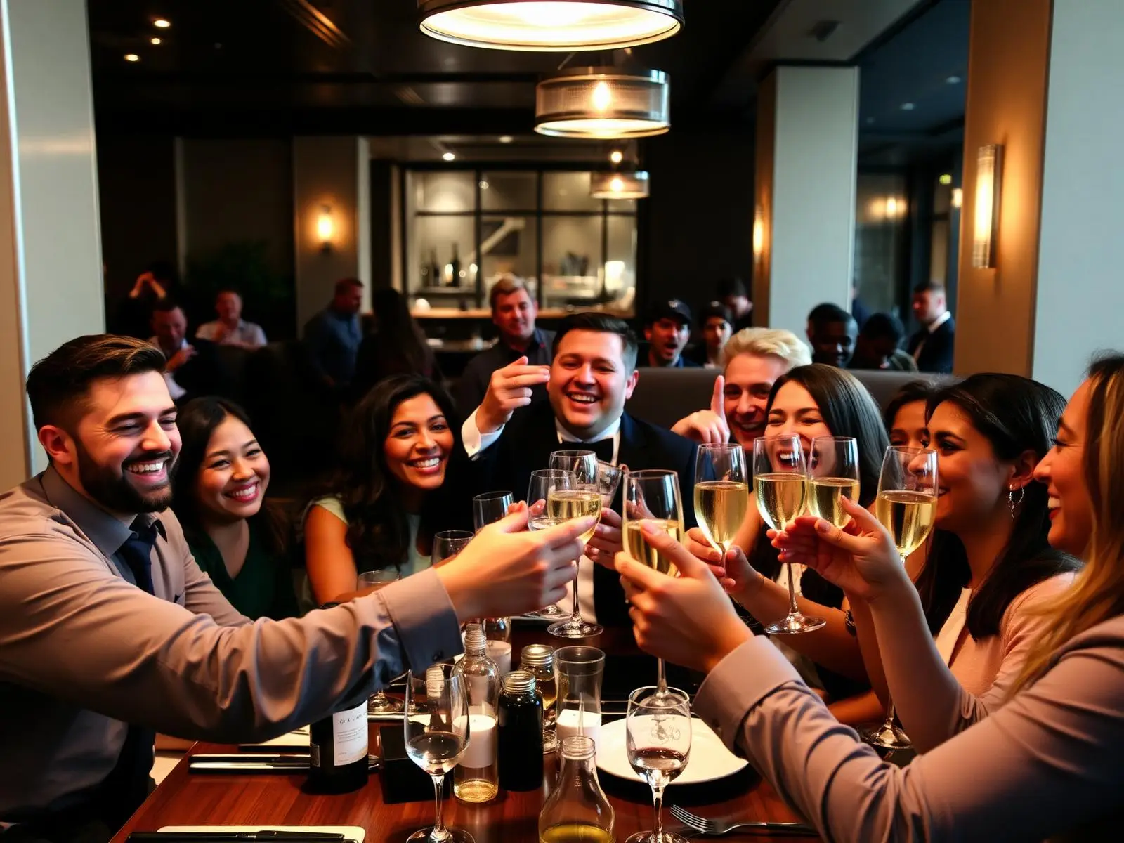 Promotion celebration - Marcus & the team, Denver, CO