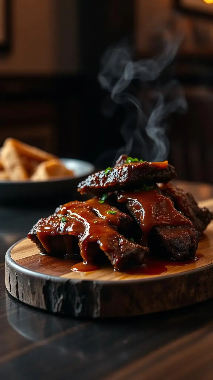 Bourbon burnt ends at Hearth & Oak - Seattle